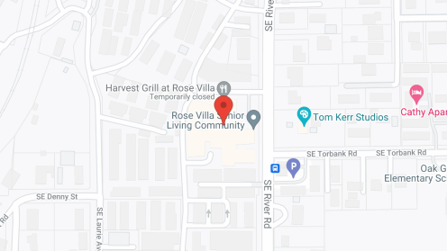 Map of the neighborhood around Rose Villa