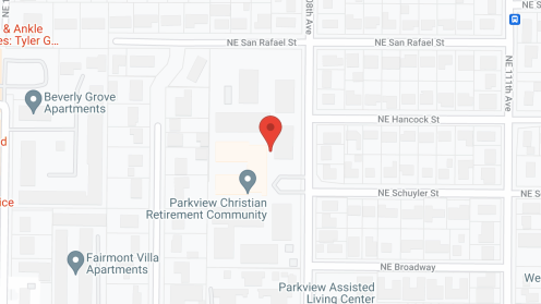 Map of the neighborhood around Parkview Senior Retirement