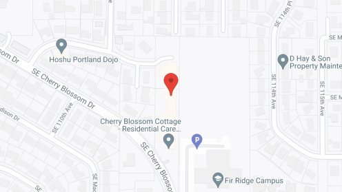 Map of the neighborhood around Cherry Blossom Cottage