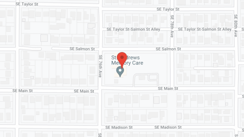 Map of the neighborhood around St. Andrews Memory Care