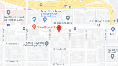 Map of the neighborhood around Emilie House
