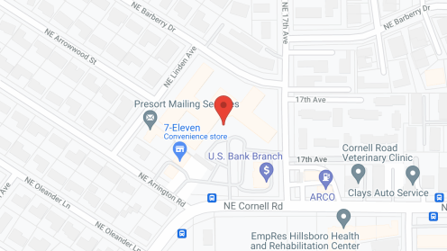 Map of the neighborhood around Cornell Estates