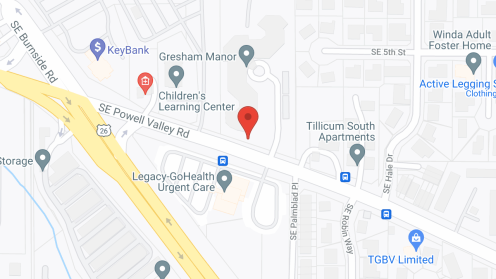 Map of the neighborhood around Holiday Gresham Manor