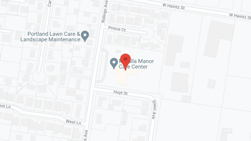 Map of the neighborhood around Molalla Manor Care Center