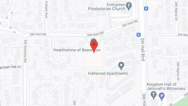 Hearthstone of Beaverton in google map