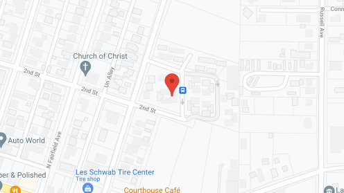 Map of the neighborhood around Lassen Manor