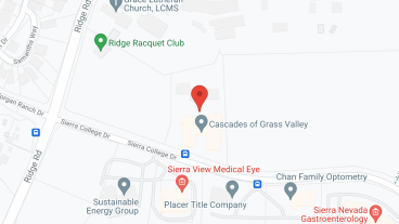 Cascades of Grass Valley in google map