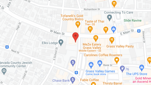 Map of the neighborhood around Bret Harte Retirement Inn