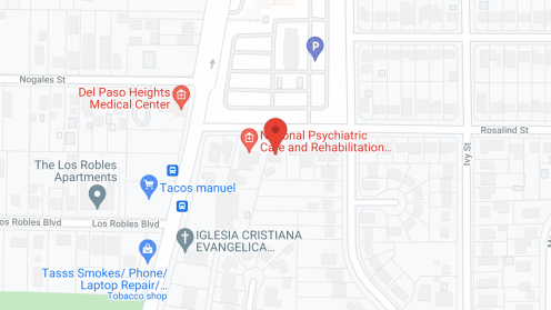 Map of the neighborhood around J and A Carehome