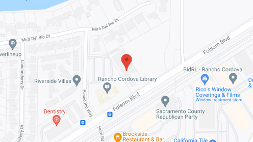 Map of the neighborhood around Stacie's Chalet - Sacramento