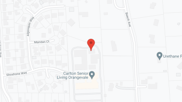 Carlton Senior Living Orangevale in google map