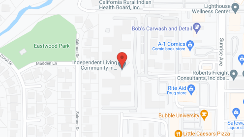 Map of the neighborhood around Sierra Regency