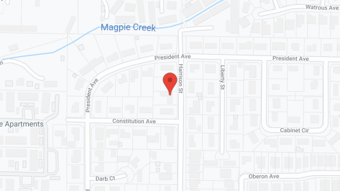 Map of the neighborhood around Jean Martin Homes