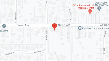 Fair Oaks Community at Sunset in google map