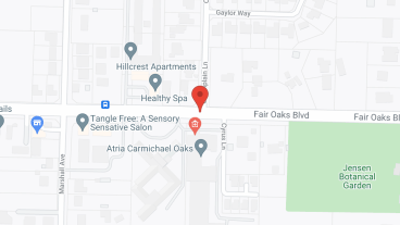 Atria Carmichael Oaks in google map