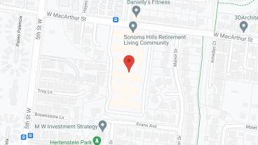 Sonoma Hills Retirement in google map