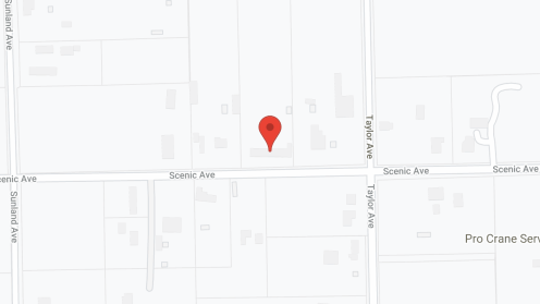 Map of the neighborhood around Hanna House Scenic