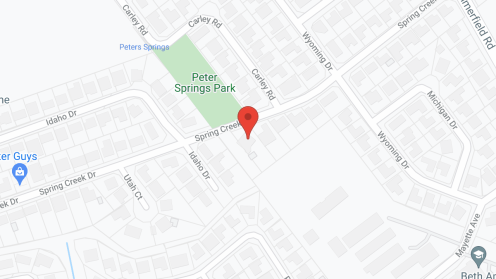 Map of the neighborhood around Spring Creek Lodge