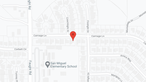 Map of the neighborhood around Carriage House