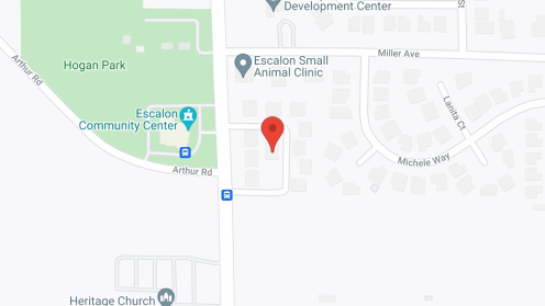 Map of the neighborhood around Escalon Heritage House Senior