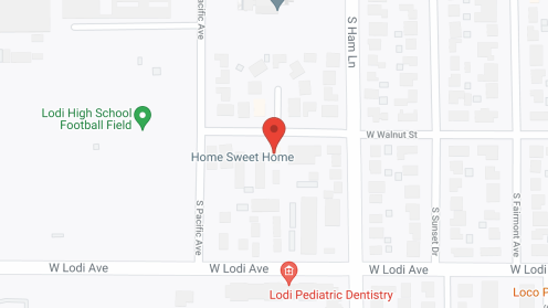 Map of the neighborhood around Home Sweet Home