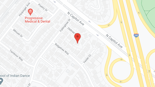 Map of the neighborhood around Capitol Vila