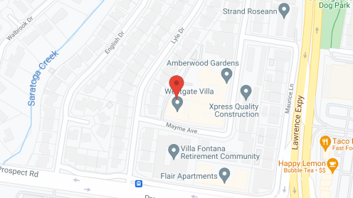 Map of the neighborhood around Westgate Villa