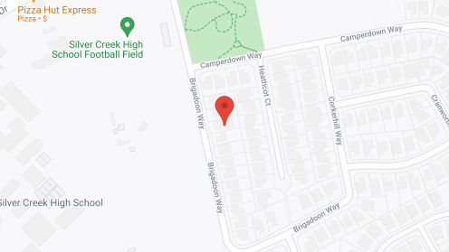 Map of the neighborhood around Kingdom Hearts Care Home