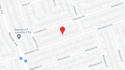 Map of the neighborhood around Bon Homie IV - Willowmont