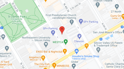 Map of the neighborhood around Town Park Towers
