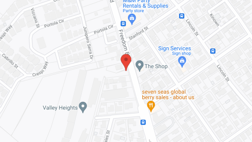 Map of the neighborhood around Valley Heights