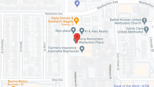 Map of the neighborhood around Holiday Warburton Place