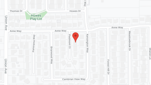 Map of the neighborhood around Persimmon House