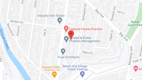 Map of the neighborhood around Golden Age Convalescent Hosp