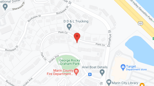 Map of the neighborhood around Mitchell Family Home