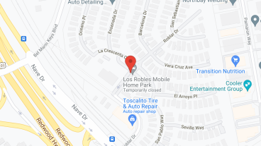 Los Robles Mobile Home Park in google map