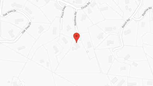Map of the neighborhood around Rainbow House