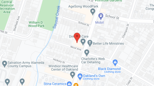 Map of the neighborhood around Dimond Care