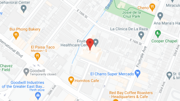 Fruitvale Healthcare Ctr in google map