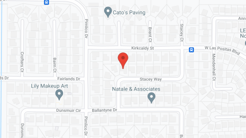Map of the neighborhood around Chateau Pleasanton