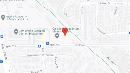 Map of the neighborhood around Carefield Pleasanton Memory Care