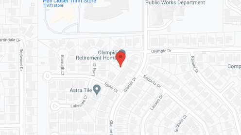 Map of the neighborhood around Olympic Retirement Home