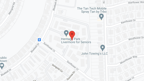 Map of the neighborhood around Heritage Park Apartments
