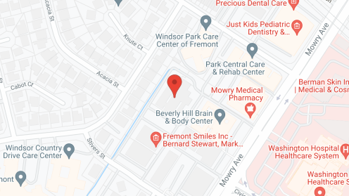 Map of the neighborhood around Crestwood Geriatric Trtmnt Ctr
