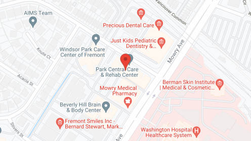 Map of the neighborhood around Park Central Care and Rehabilitation