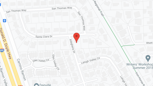 Map of the neighborhood around Santa Clara Care Home
