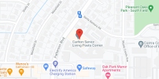 Carlton Senior Living Poets Corner in google map