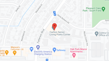 Carlton Senior Living Poets Corner in google map