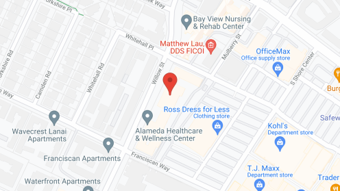 Map of the neighborhood around Alameda Care Center