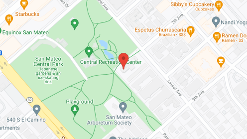 Map of the neighborhood around Park Towers